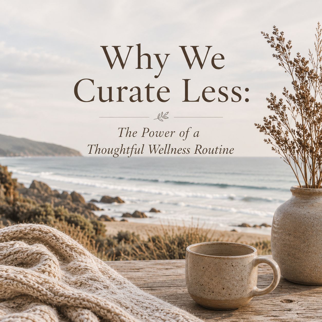 Why We Curate Less: The Power of a Thoughtful Wellness Routine
